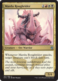 Mardu Roughrider (Khans of Tarkir) Near Mint Foil