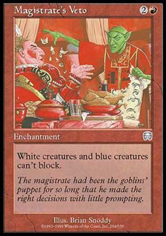 Magistrate's Veto (Mercadian Masques) Near Mint