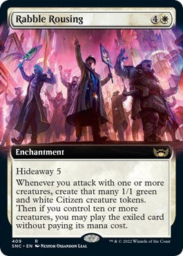 Rabble Rousing (Extended Art) (Streets of New Capenna) Near Mint Foil