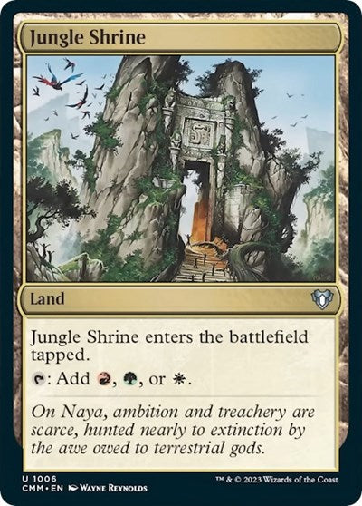 Jungle Shrine (Commander Masters) Near Mint