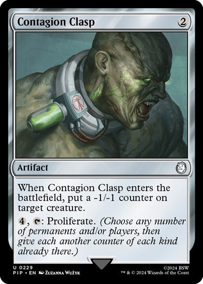 Contagion Clasp (Universes Beyond: Fallout) Near Mint