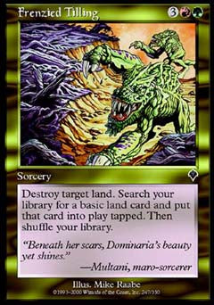 Frenzied Tilling (Invasion) Near Mint