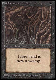 Evil Presence (Alpha) Near Mint