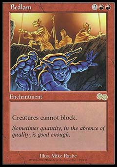 Bedlam (Urza's Saga) Light Play