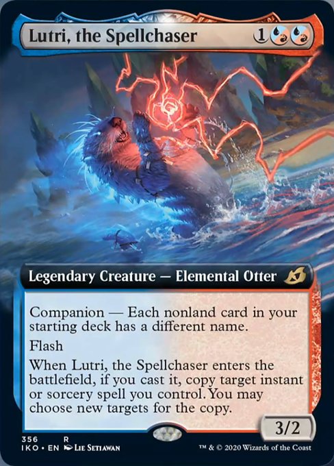 Lutri The Spellchaser (Extended Art) (Ikoria: Lair of Behemoths) Near Mint Foil