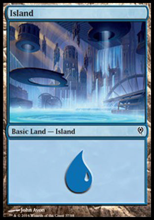 Island (37) (Duel Decks: Jace vs Vraska) Near Mint