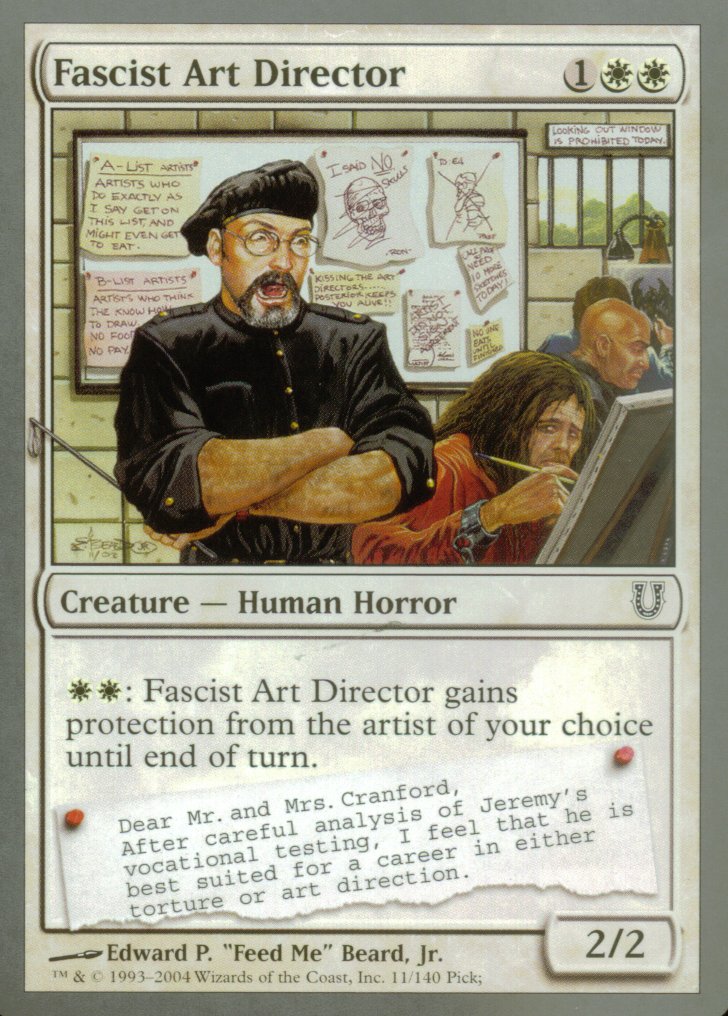 Fascist Art Director (Unhinged) Light Play