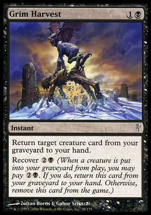 Grim Harvest (Coldsnap) Near Mint Foil