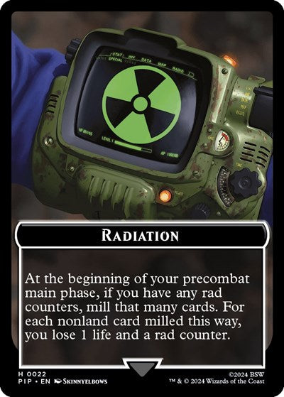 Radiation / Robot Double-Sided Token (Universes Beyond: Fallout) Near Mint