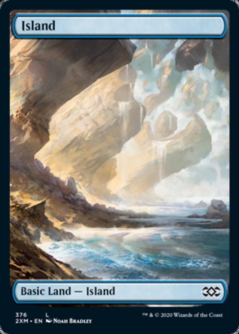 Island (376) (Double Masters) Near Mint