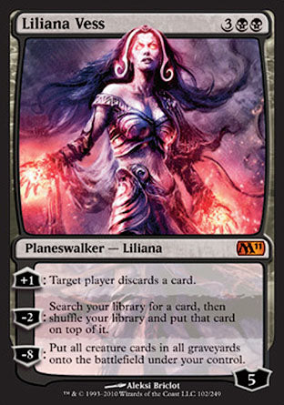 Liliana Vess (Magic 2011 Core Set) Near Mint Foil