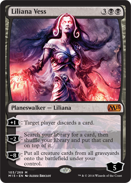 Liliana Vess (Magic 2015 Core Set) Near Mint Foil