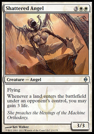 Shattered Angel (New Phyrexia) Near Mint Foil