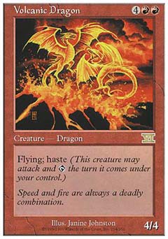 Volcanic Dragon (Classic 6th Edition) Near Mint