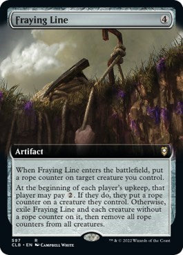 Fraying Line (Extended Art) (Commander Legends: Battle for Baldur's Gate) Near Mint