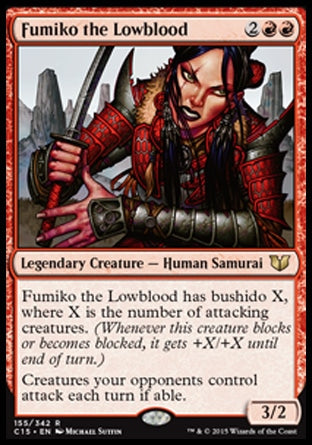 Fumiko the Lowblood (Commander 2015) Near Mint