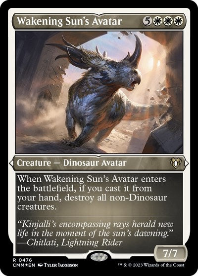 Wakening Sun's Avatar (Foil Etched) (Commander Masters) Near Mint