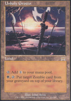 Unholy Grotto (Onslaught) Near Mint Foil