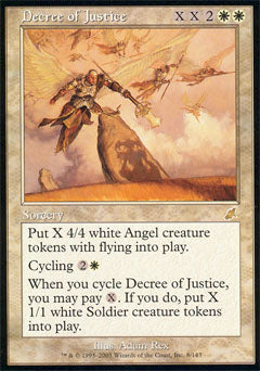 Decree of Justice (Scourge) Light Play Foil