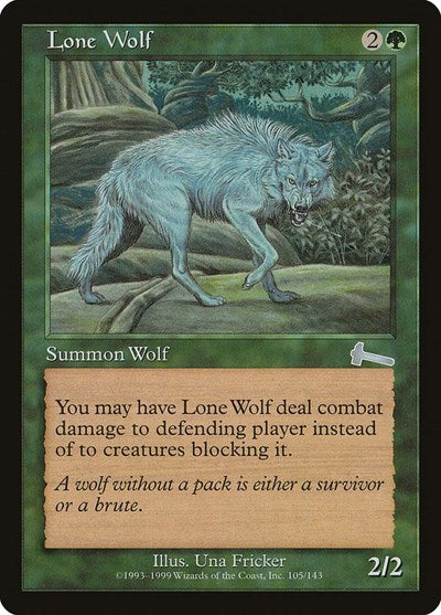Lone Wolf (Urza's Legacy) Near Mint Foil