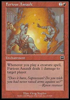 Furious Assault (Mercadian Masques) Near Mint