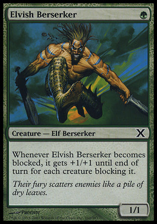 Elvish Berserker (10th Edition) Near Mint Japanese