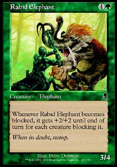 Rabid Elephant (Odyssey) Near Mint