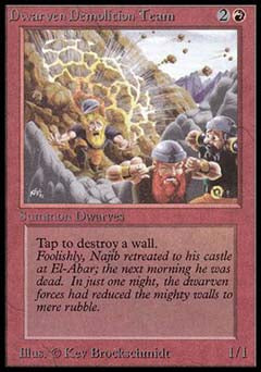 Dwarven Demolition Team (Beta) Near Mint