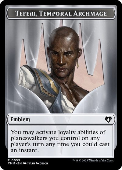 Emblem - Teferi, Temporal Archmage (Commander Masters) Near Mint