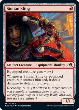 Simian Sling (Kamigawa: Neon Dynasty) Near Mint