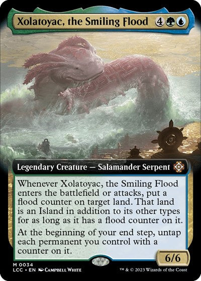 Xolatoyac, the Smiling Flood (Extended Art) (Commander: The Lost Caverns of Ixalan) Near Mint