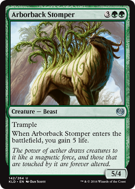 Arborback Stomper (Kaladesh) Near Mint Foil
