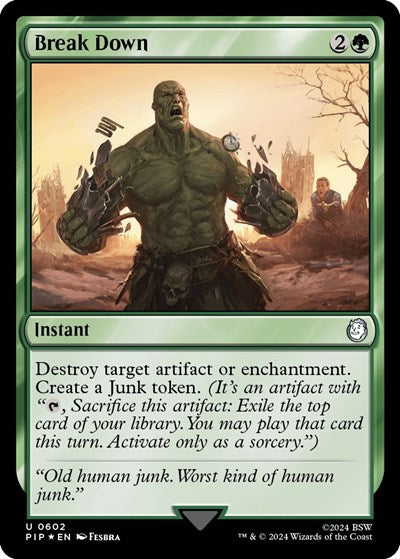 Break Down (Surge Foil) (Universes Beyond: Fallout) Near Mint