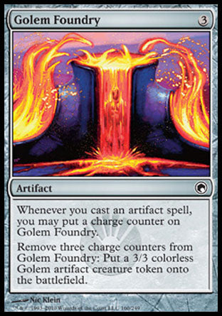 Golem Foundry (Scars of Mirrodin) Near Mint Foil