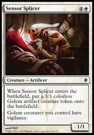 Sensor Splicer (New Phyrexia) Near Mint Foil