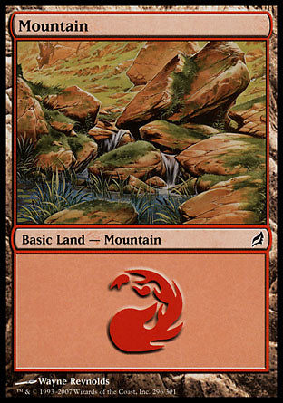 Mountain (296) (Lorwyn) Near Mint
