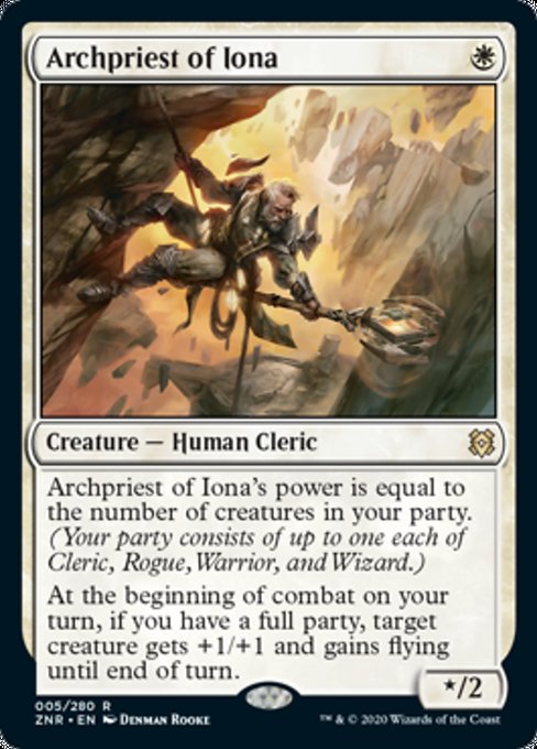 Archpriest of Iona (Zendikar Rising) Near Mint Foil