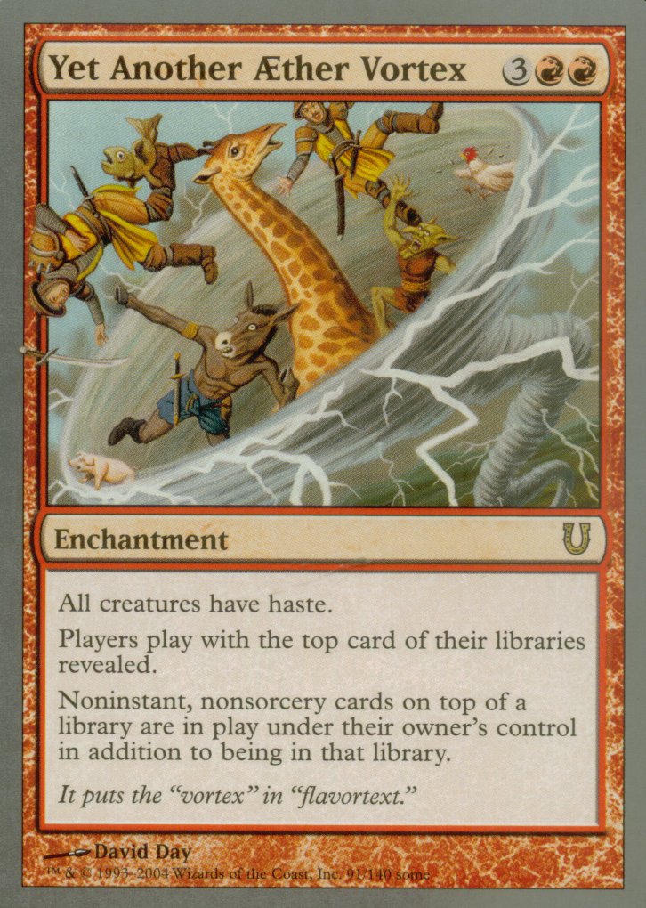 Yet Another Aether Vortex (Unhinged) Near Mint