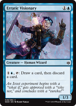 Erratic Visionary (War of the Spark) Near Mint