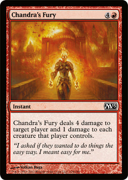 Chandra's Fury (Magic 2013 Core Set) Near Mint Foil