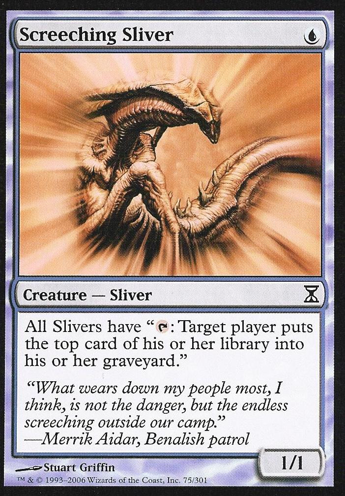 Screeching Sliver (Time Spiral) Near Mint