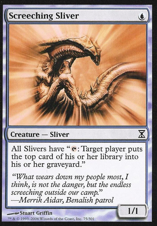 Screeching Sliver (Time Spiral) Near Mint