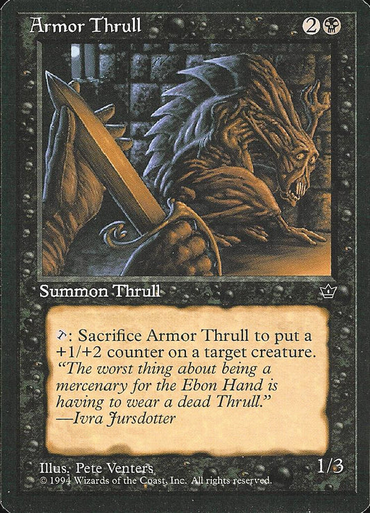 Armor Thrull (4) (Fallen Empires) Near Mint