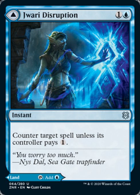 Jwari Disruption / Jwari Ruins (Zendikar Rising) Near Mint Foil