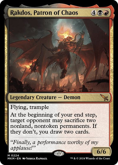 Rakdos, Patron of Chaos (Murders at Karlov Manor) Near Mint