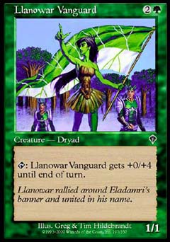 Llanowar Vanguard (Invasion) Near Mint Foil
