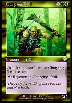 Charging Troll (Invasion) Near Mint Foil
