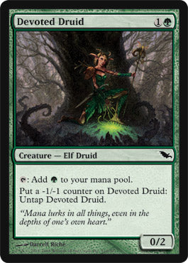 Devoted Druid (Shadowmoor) Near Mint Foil