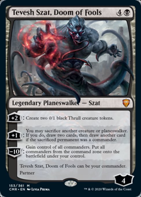 Tevesh Szat, Doom of Fools (Commander Legends) Near Mint Foil