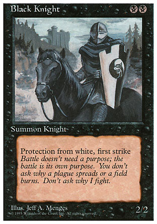 Black Knight (4th Edition) Light Play